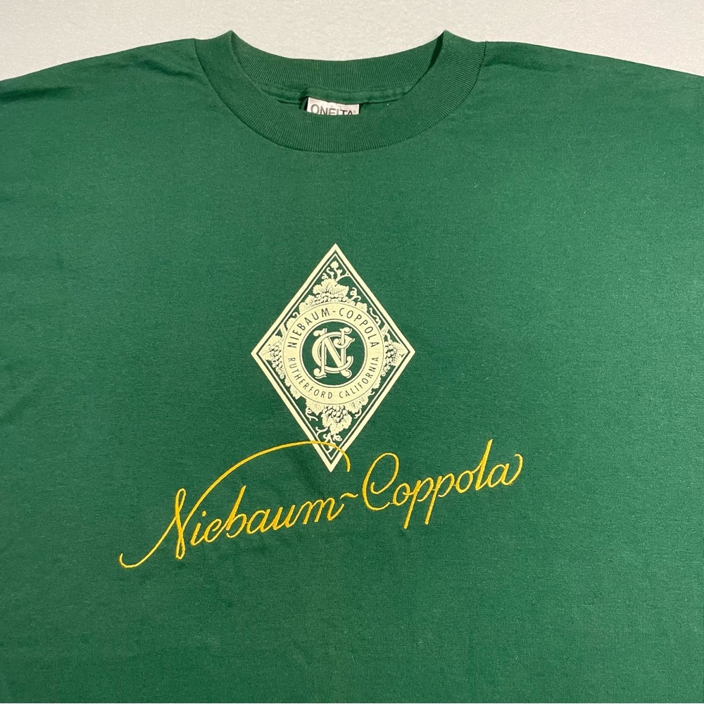 Vintage Niebaum-Coppola Rutherford California T Shirt Size XL